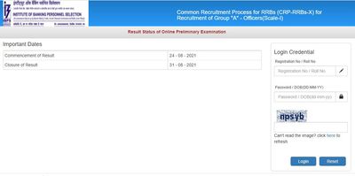 IBPS CRP RRB X Prelims Results : ಫಲಿತಾಂಶ ವೀಕ್ಷಿಸುವುದು ಹೇಗೆ ?
