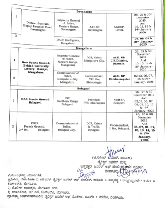 ಪೊಲೀಸ್ ಸಬ್‌-ಇನ್ಸ್‌ಪೆಕ್ಟರ್ ಹುದ್ದೆಗಳ ಪರೀಕ್ಷೆ ಮುಂದೂಡಿಕೆ