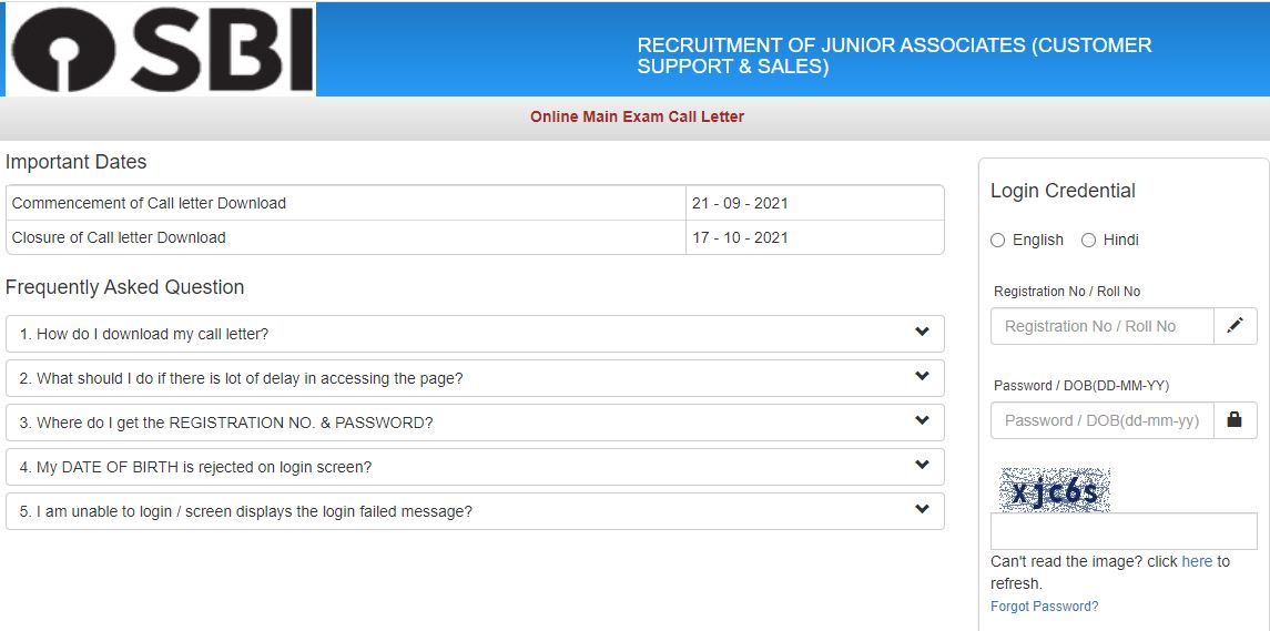 ಎಸ್ಬಿಐ ಕ್ಲರ್ಕ್ ಹುದ್ದೆಗಳ ಪ್ರಿಲಿಮಿನರಿ ಫಲಿತಾಂಶ ಮತ್ತು ಮೈನ್ಸ್ ಪ್ರವೇಶ ಪತ್ರ ಪ್ರಕಟ ಎಸ್ಬಿಐ ಕ್ಲರ್ಕ್ ಹುದ್ದೆಗಳ ಪ್ರಿಲಿಮಿನರಿ ಫಲಿತಾಂಶ ಮತ್ತು ಮೈನ್ಸ್ ಪ್ರವೇಶ ಪತ್ರ ಪ್ರಕಟ