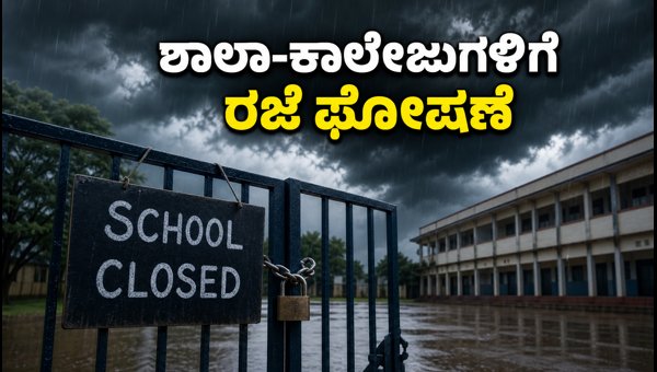 ದಕ್ಷಿಣ ಕನ್ನಡದಲ್ಲಿ ಭಾರಿ ಮಳೆ: ಶಾಲಾ-ಕಾಲೇಜುಗಳಿಗೆ ರಜೆ ದಕ್ಷಿಣ ಕನ್ನಡದಲ್ಲಿ ಭಾರಿ ಮಳೆ: ಶಾಲಾ-ಕಾಲೇಜುಗಳಿಗೆ ರಜೆ