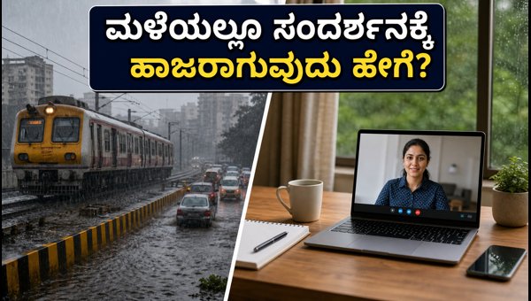 ಮಳೆಗಾಲದಲ್ಲಿ ಸಂದರ್ಶನ ನಿರ್ವಹಿಸುವುದು ಹೇಗೆ?