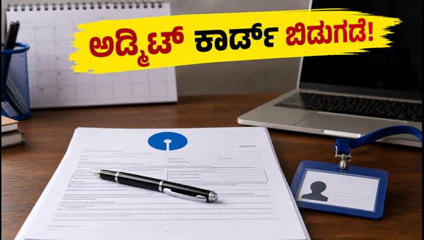 SBI ಅಪ್ರೆಂಟಿಸ್ 2026 ಪ್ರವೇಶ ಪತ್ರ ಬಿಡುಗಡೆ SBI ಅಪ್ರೆಂಟಿಸ್ 2026 ಪ್ರವೇಶ ಪತ್ರ ಬಿಡುಗಡೆ