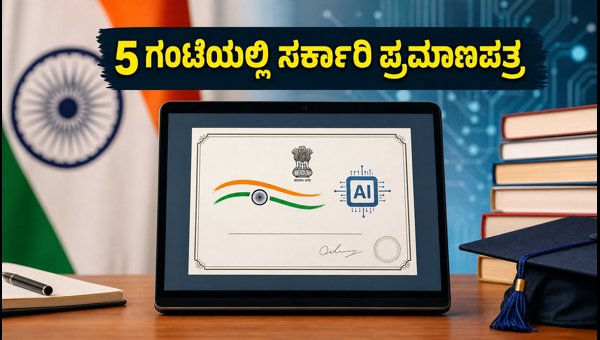 5 ಗಂಟೆಯಲ್ಲಿ ಉಚಿತ ಸರ್ಕಾರಿ AI ಪ್ರಮಾಣಪತ್ರ ಪಡೆಯಿರಿ 5 ಗಂಟೆಯಲ್ಲಿ ಉಚಿತ ಸರ್ಕಾರಿ AI ಪ್ರಮಾಣಪತ್ರ ಪಡೆಯಿರಿ