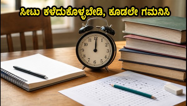 COMEDK ಸೀಟು ರಿಪೋರ್ಟಿಂಗ್‌ಗೆ ನಾಳೆ ಅಂತಿಮ ಗಡುವು