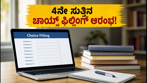 ಕಾಮೆಡ್‌-ಕೆ 4ನೇ ಸುತ್ತಿನ ಕೌನ್ಸಿಲಿಂಗ್: ಚಾಯ್ಸ್ ಫಿಲ್ಲಿಂಗ್ ಆರಂಭ!