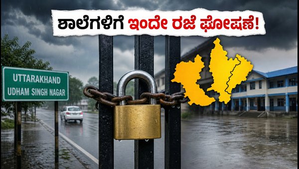 ಇಂದು ಶಾಲೆಗಳಿಗೆ ರಜೆ: ಸಂಪೂರ್ಣ ಪಟ್ಟಿ ಇಲ್ಲಿದೆ