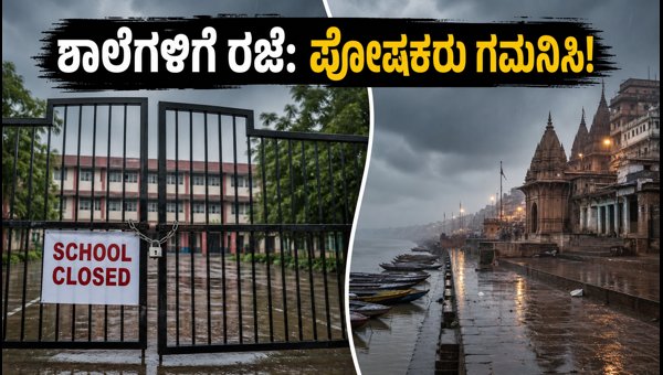 ವಾರಾಣಸಿ, ಸೋನ್ಭದ್ರದಲ್ಲಿ ಶಾಲೆಗಳಿಗೆ ರಜೆ ಘೋಷಣೆ: ಪೋಷಕರು ಗಮನಿಸಿ ವಾರಾಣಸಿ, ಸೋನ್ಭದ್ರದಲ್ಲಿ ಶಾಲೆಗಳಿಗೆ ರಜೆ ಘೋಷಣೆ: ಪೋಷಕರು ಗಮನಿಸಿ