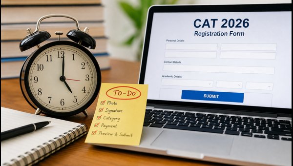 CAT 2026 ನೋಂದಣಿ ಇಂದು ಮುಕ್ತಾಯ: ತಪ್ಪದೇ ಗಮನಿಸಿ! CAT 2026 ನೋಂದಣಿ ಇಂದು ಮುಕ್ತಾಯ: ತಪ್ಪದೇ ಗಮನಿಸಿ!