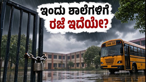 ಇಂದು ಶಾಲೆಗಳಿಗೆ ರಜೆ ಇದೆಯೇ? ಜಿಲ್ಲಾವಾರು ಮಾಹಿತಿ ಇಂದು ಶಾಲೆಗಳಿಗೆ ರಜೆ ಇದೆಯೇ? ಜಿಲ್ಲಾವಾರು ಮಾಹಿತಿ
