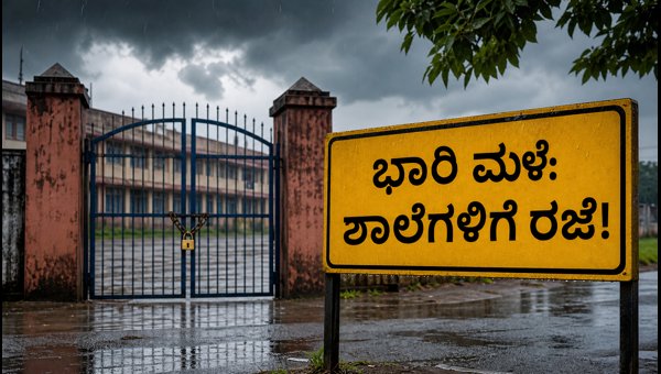 ಯುಪಿಯಲ್ಲಿ ಭಾರಿ ಮಳೆ: ಶಾಲೆಗಳಿಗೆ ರಜೆ ಘೋಷಣೆ!