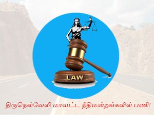 திருநெல்வேலி மாவட்ட நீதிமன்றங்களில் பணி!