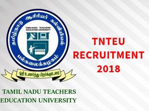 தமிழ்நாடு ஆசிரியர் கல்வியியல் பல்கலைக்கழகத்தில் வேலை: உடனே விண்ணப்பிக்கவும்