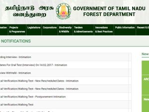 வனத்துறை பணியிடங்களுக்கு தேர்வு தேதி அறிவிப்பு!