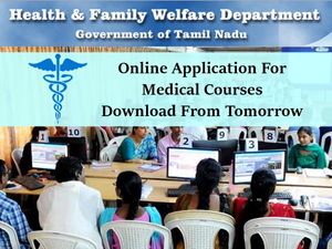 மருத்துவ படிப்புகளுக்கு நாளை முதல் ஆன்லைனில் விண்ணப்பிக்கலாம்..!
