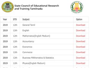 12ம் வகுப்பு பொதுத் தேர்விற்கான மாதிரி வினாத்தாள் வெளியீடு