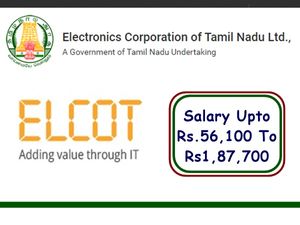 ELCOT Recruitment 2020: ரூ.1.87 லட்சம் ஊதியத்தில் தமிழக அரசில் வேலை! அழைக்கும் ELCOT நிறுவனம்!