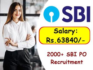 ரூ.63 ஆயிரம் ஊதியம்! மொத்தம் 2000+ வேலைகள்!! SBI வங்கி பணிக்கு விண்ணப்பிக்கலாம் வாங்க!