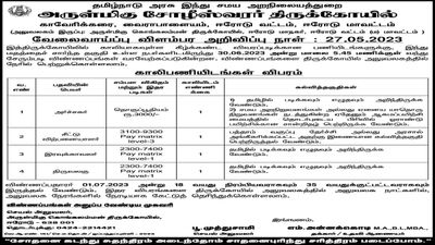 Erode Arulmigu Soleeswarar Temple recruitment 2023:  ஈரோடு கைய்ஸ்... உங்க ஊர் கோவிலில் பணி செய்ய வாய்ப்பு...!