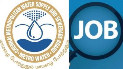 சென்னை குடிநீர் வாரியத்தில் அற்புதமான வேலை..!!