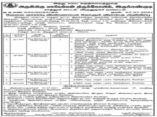 8-வது தேர்ச்சியா? ரூ.58 ஆயிரம் ஊதியத்தில் தமிழக அரசில் கொட்டிக்கிடக்கும் வேலை வாய்ப்புகள்!