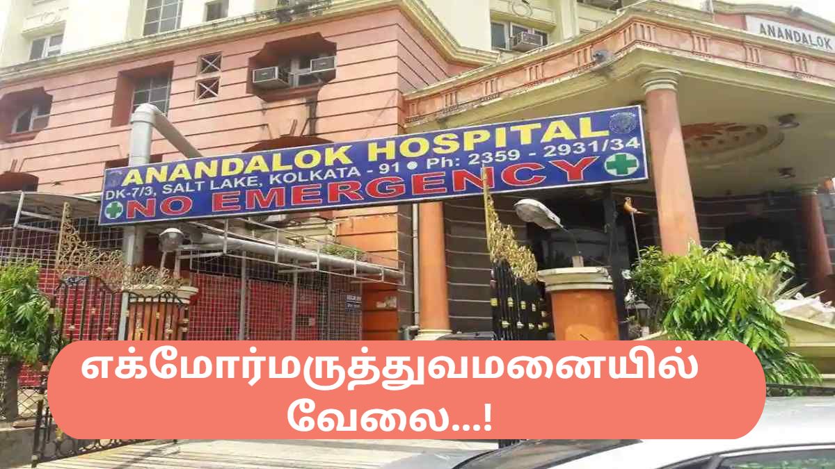 எக்மோர் மருத்துவமனையில் வேலை...! எக்மோர் மருத்துவமனையில் வேலை...!