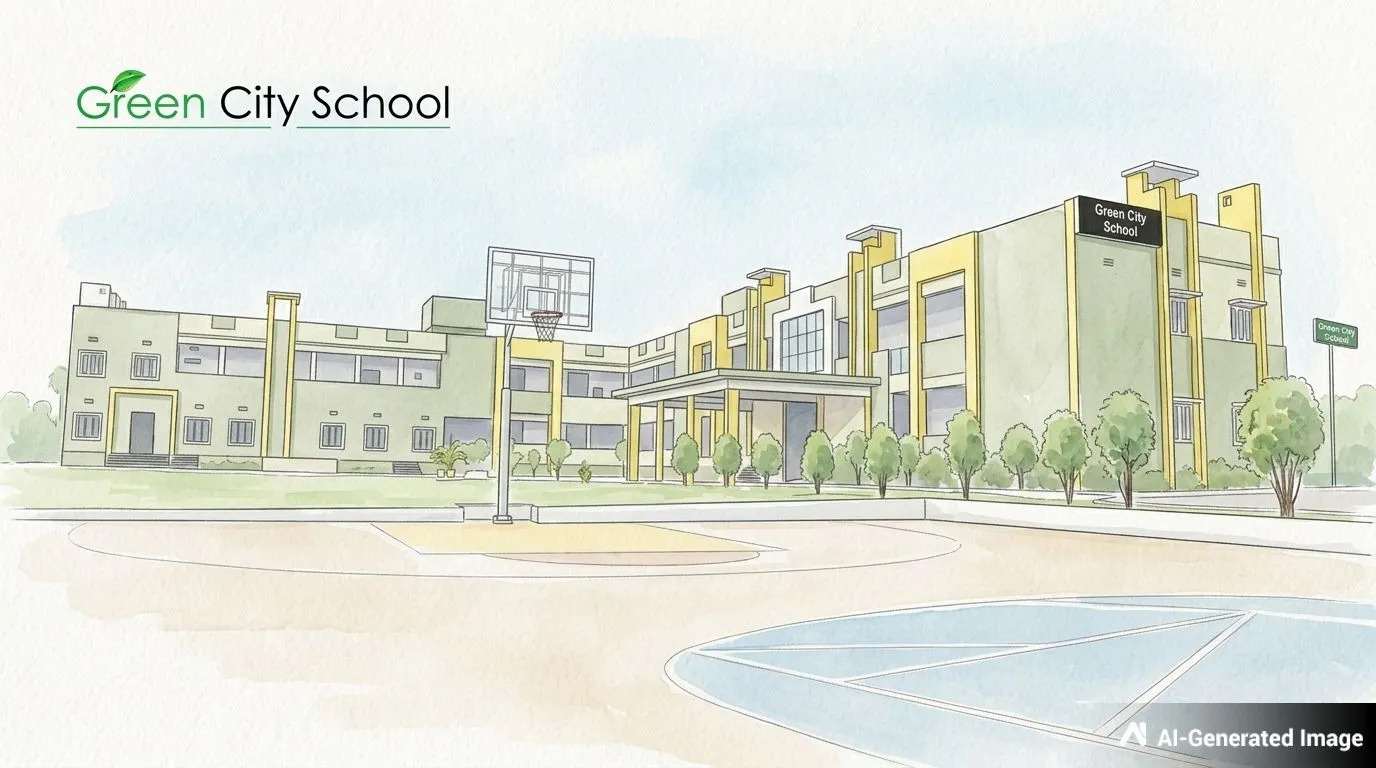 Green City English Medium School image